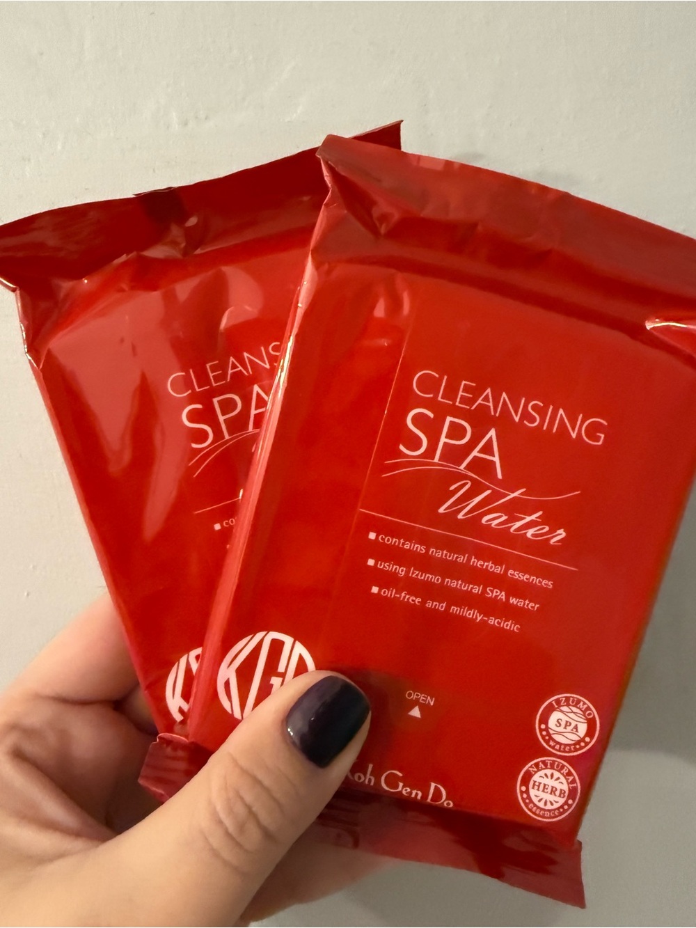 Koh Gen Do Cleansing SPA Water Makeup Remover Wipes